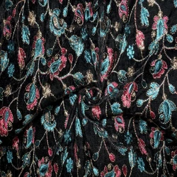 Multicolor Velvet Fabric