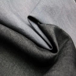 Sulphur Black Denim Fabric — Roll packaging type