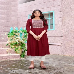 Designer Rayon Kurtis