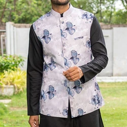 Printed Nehru Jacket