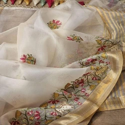 Embroidered Work Saree