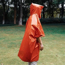 Rain Poncho Orange