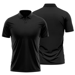 Tshirt Black Polo — Pink blue green yellow color
