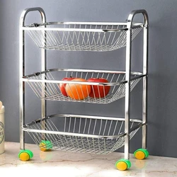Silver Kitchen Trolley