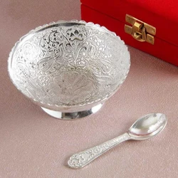 Silver Plated Bowl & spoon