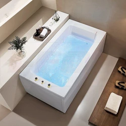 Jacuzzi Massage Bathtub — Acrylic Material White