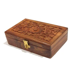 Carved Jewellery Box