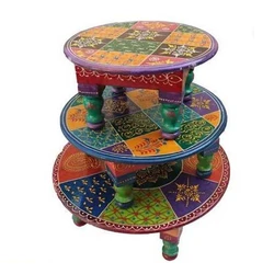 Wooden Handicraft Stool 