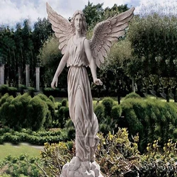 Marble Angel Lady Statue