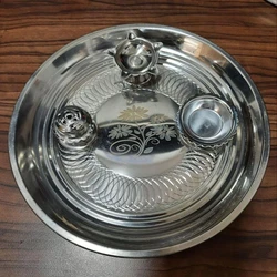 Stainless Steel Pooja Thali