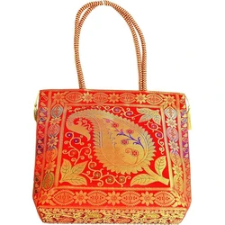 Handicrafts Silk Handbag