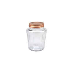 Round Glass Transparent Jars