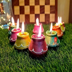 Colorful Decorative Diyas