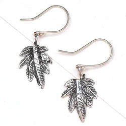 Leaf Sterling Silver Earring