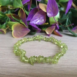 Chips Peridot Bracelet