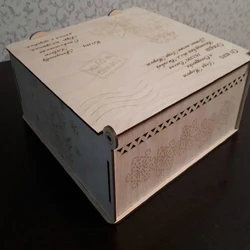 Plywood Invitation Boxes