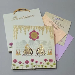 Cardboard Wedding Card