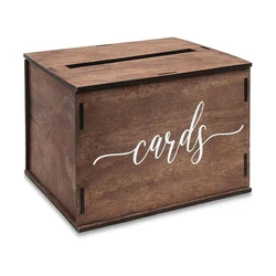 Wooden Wedding Card Box