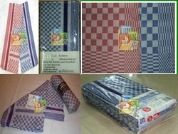 100% Cotton Yarn Dyed Dobby Weave Kitchen Towels:
