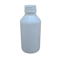White PET Bottle — Round shape plain pattern
