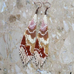 Modern Beaded Earrings