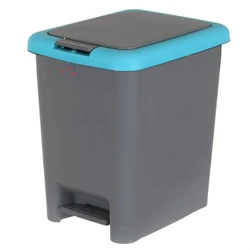 Home Plastic Pedal Bin — Round shape fine finish