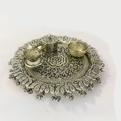 Silver Pooja Thali