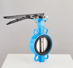 Manual clamp butterfly valve