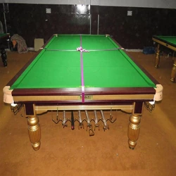 Indian Snooker Table — Green, solid wood material
