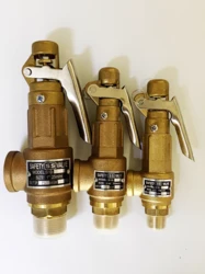 Brass safety valves pressure relief valves