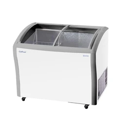 Curved Glass Freezer