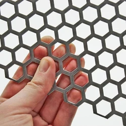 Hexagonal Perforated Metal Sheet