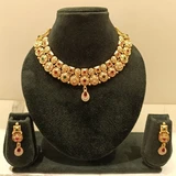 One gram micro gold plated necklace