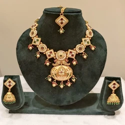 Traditional brass choker necklace