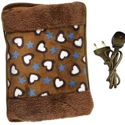 Velvet Heating Pad, Brown colour, durable, light weight