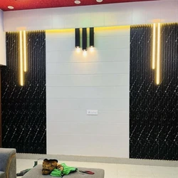 Pvc Rectangular Wall Panels, Printed, plain, customized