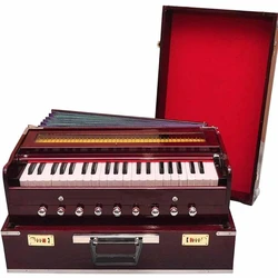 Hand Operated Wooden Harmonium, Musical Use,Brown color