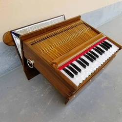 Harinaam Harmonium, Mahogany material, Hand Pumped