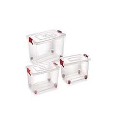 Large Plastic Storage Boxes, Attractive, easy to clean