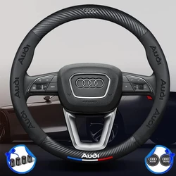 Audi Steering Wheel, Black color, leather material