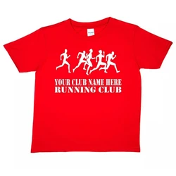 Personalised Running Tshirts, Round neck, unisex