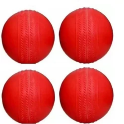 SPORTS HHS Soft Rubber Ball, 163 g weight, red colour