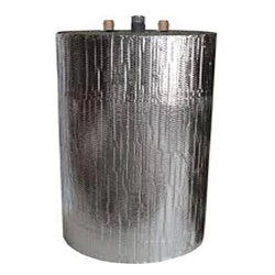 Silver plastic water tank jacket, 10 feet length