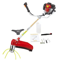 Petrol Grass Cutter Machine, Straight metal blade type