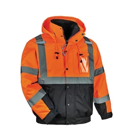 orange high visibility jacket, premium-quality