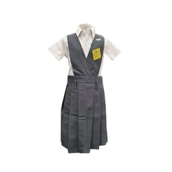 Collar Girls School Uniform, Cotton, mandarin collar
