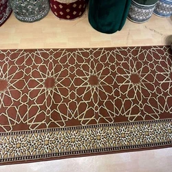 Plain Cotton Mosque Carpet Easy To Fold and durable