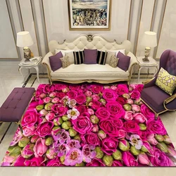 Printed Living Room Rugs, anti-slip, washable