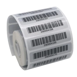 Printed Barcode Labels, Adhesive, commercial usage