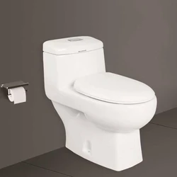One Piece Toilet Commode 